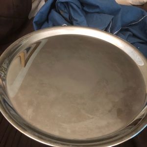 🍽 VTG GODINGER SILVER SERVING TRAY BUFFET STAND